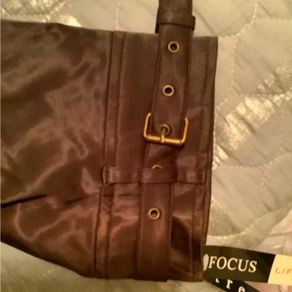 FOCUS~BROWN BOMBER JACKET~ NWT - Picture 3 of 5